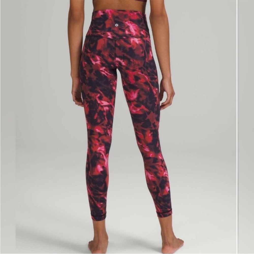 lululemon athletica Align Pink and Black Leggings